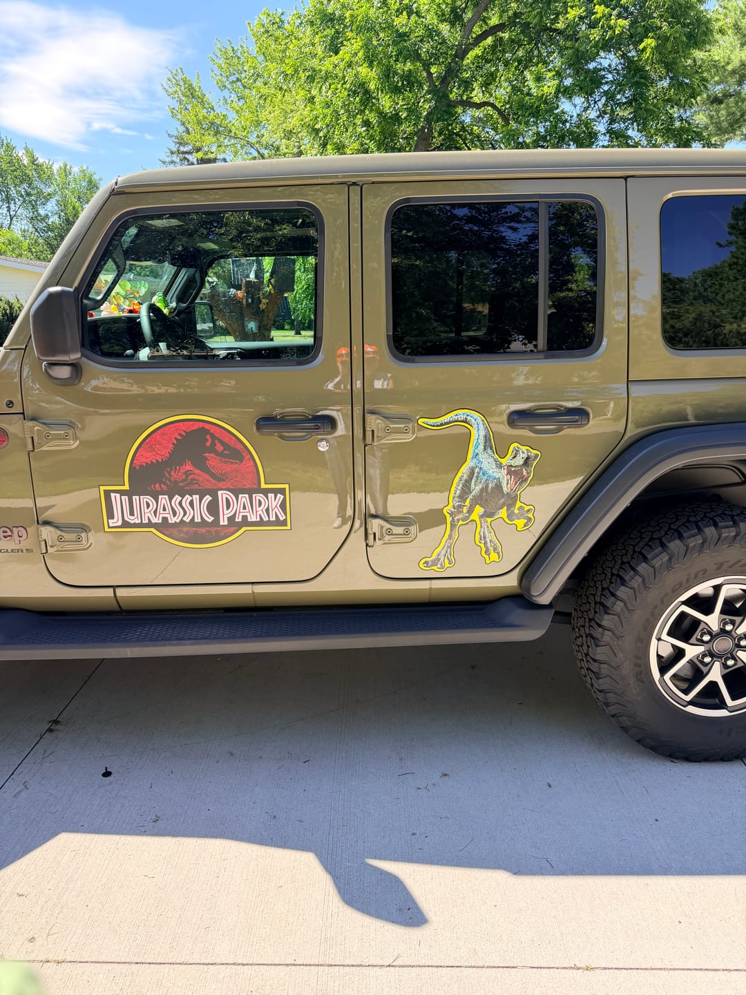 Customer photo review of Jurassic Park Graphics Set