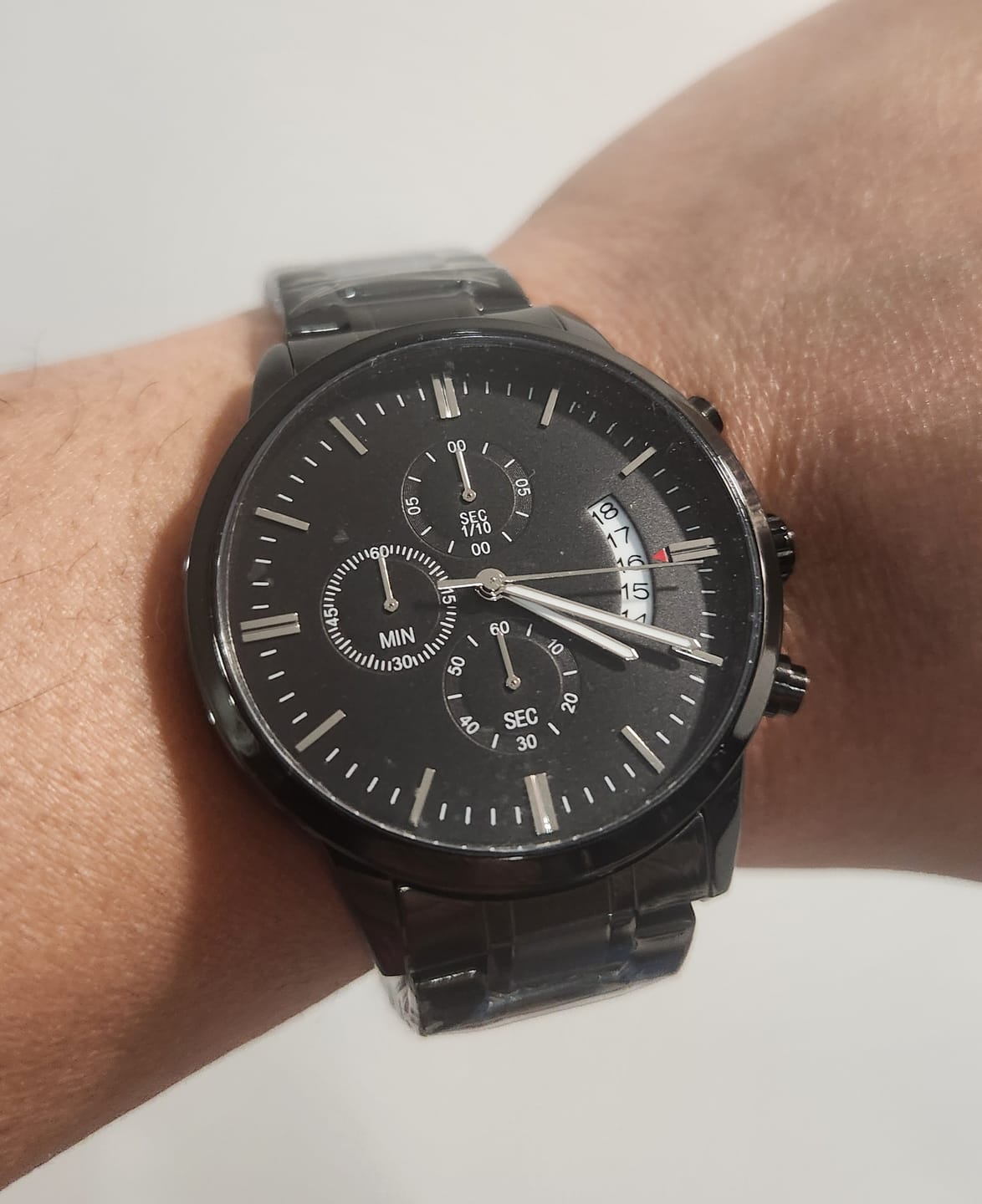 Customer photo review of To My Husband - Luxury Engraved Watch - SS07