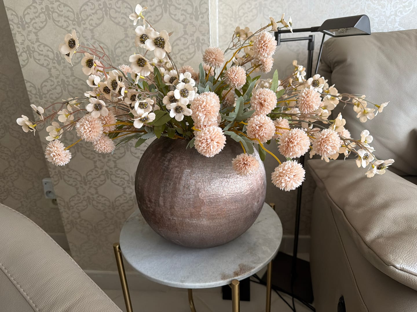 Customer photo review of Wax Arrangement - Crème