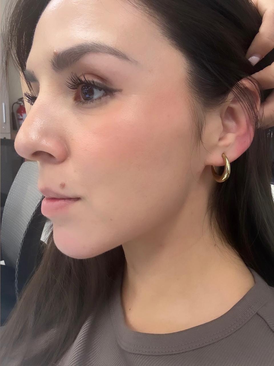 Customer photo review of Par Arracada Media Luna 20 mm