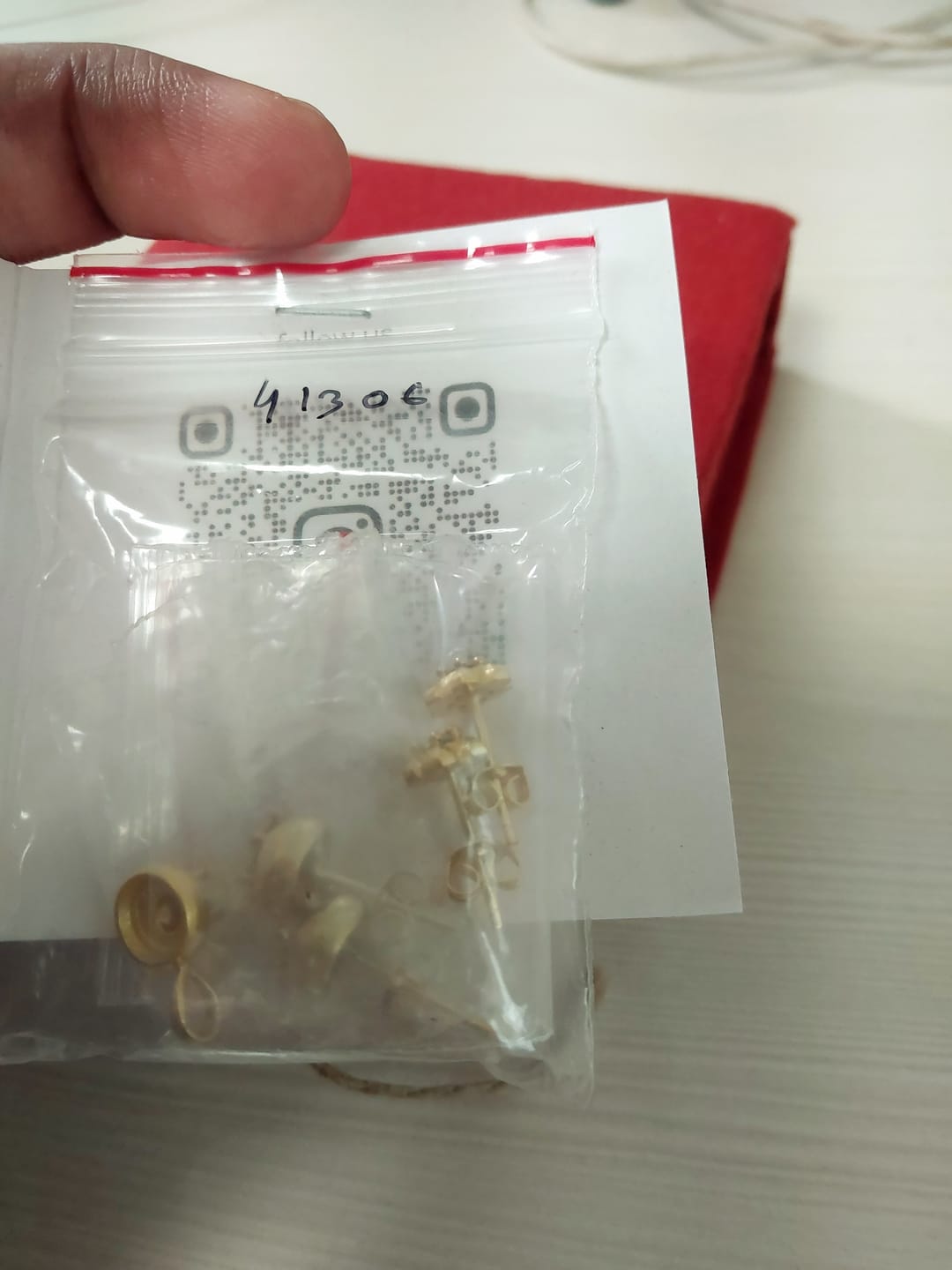 Customer photo review of Dvar Dangling Earrings