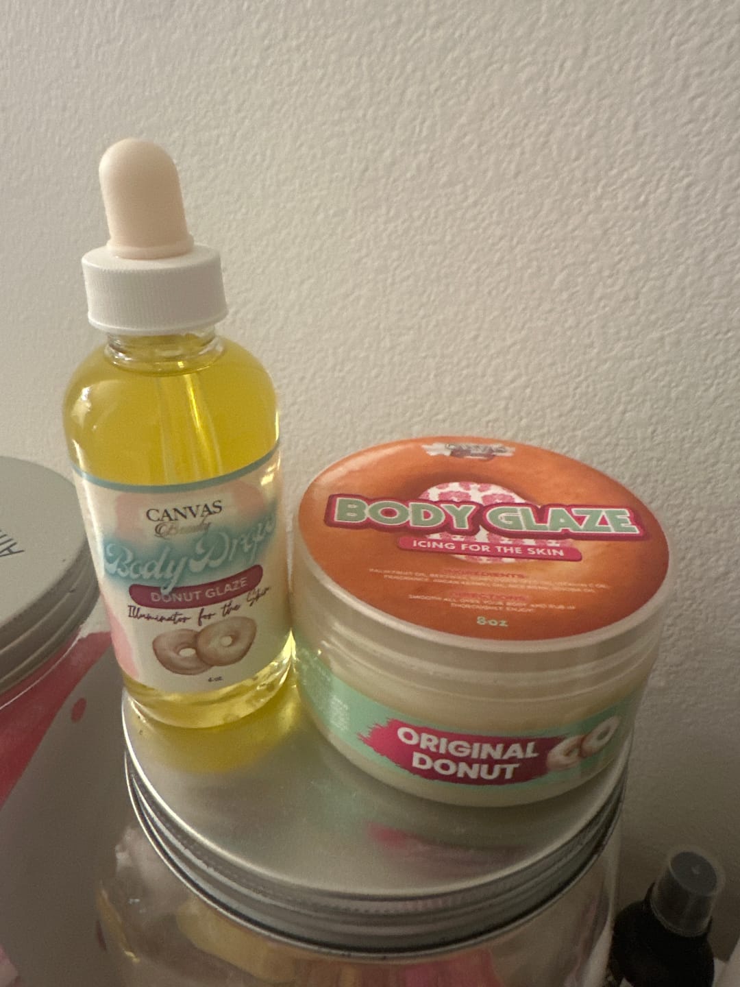 Customer photo review of (NEW) BODY DROPS: GLAZED DONUT