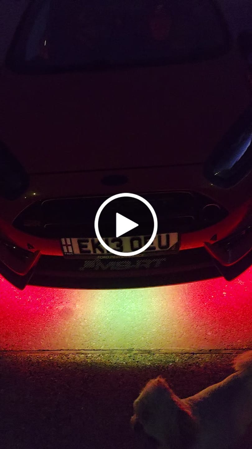 Customer video review of ELGlow® Universal Car Underglow Kit