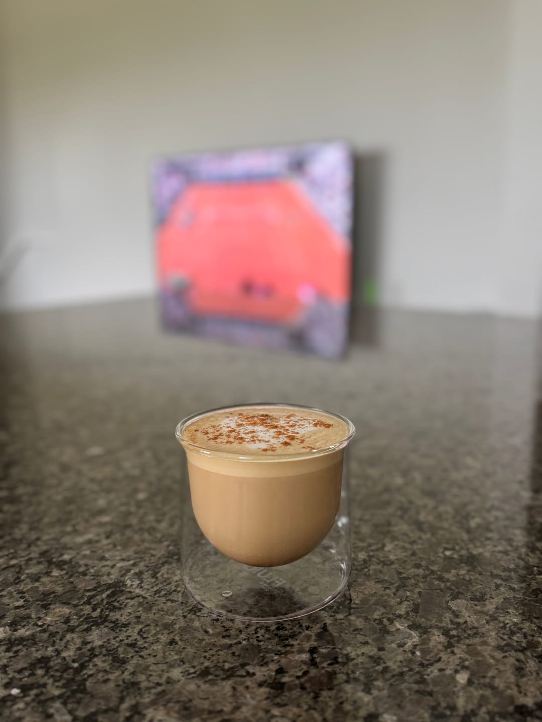 Customer photo review of FLUR Latte XL Glasses