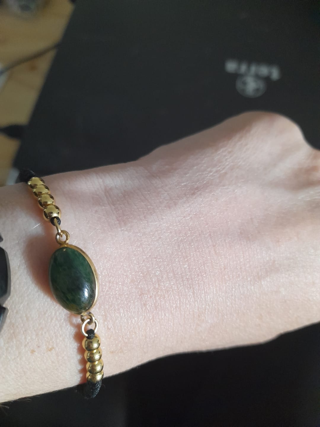 Customer photo review of Bracelet Chance & Argent Aventurine