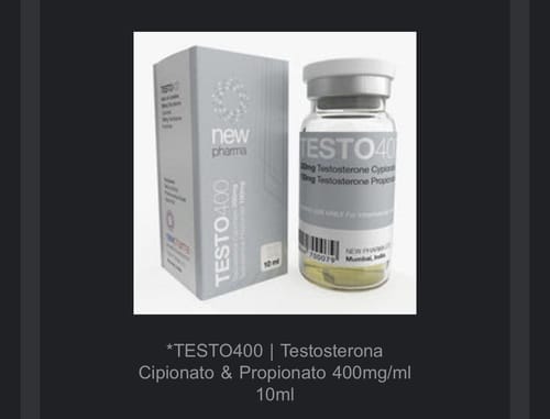 Customer photo review of TESTO400 | Testosterona Cipionato & Propionato 400mg 10ml