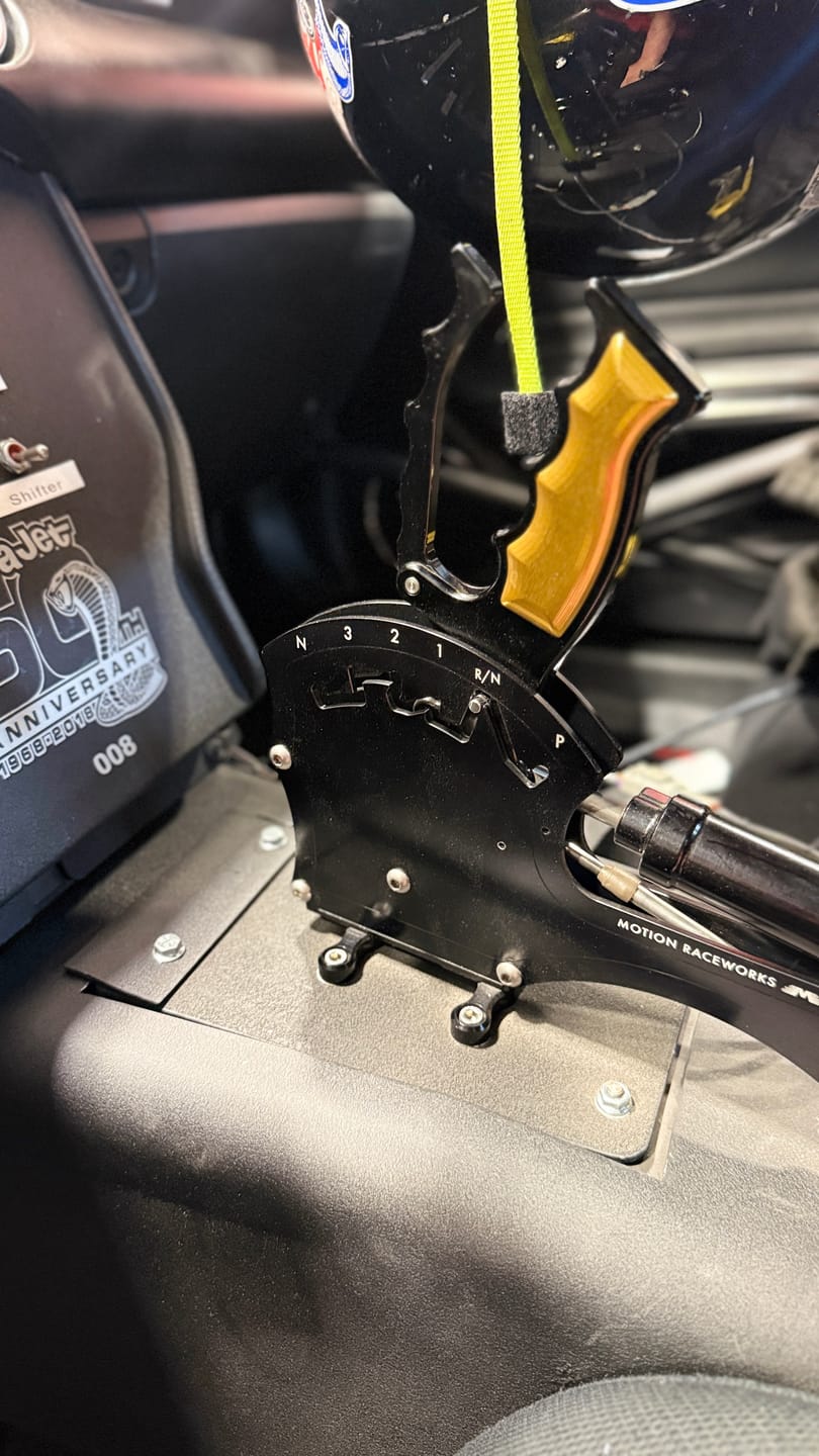 Customer photo review of Operator Billet Grip Insert Set Gold 16-143-02