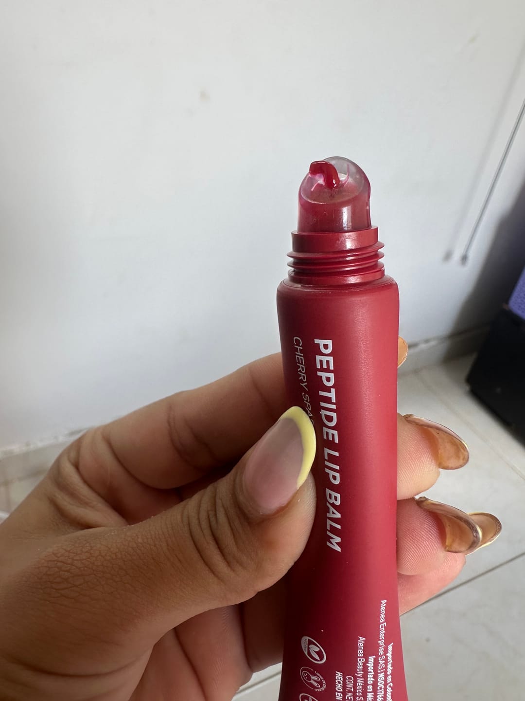 Customer photo review of PEPTIDE LIP BALM