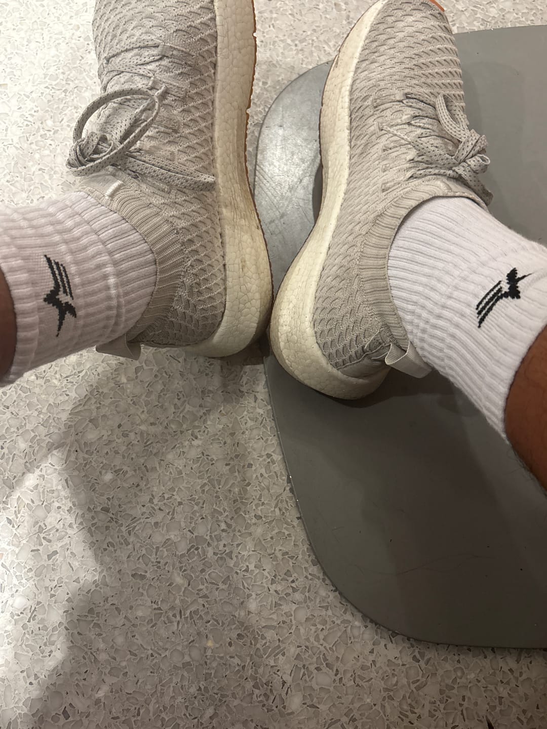 Customer photo review of Performance Socks - White
