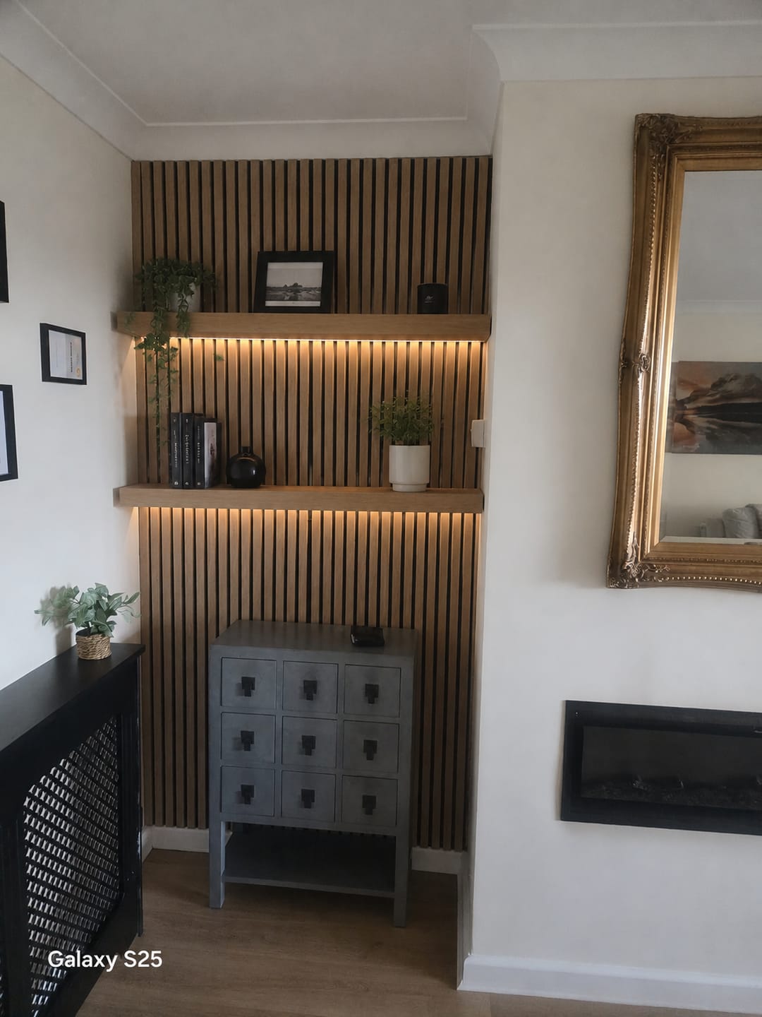 Customer photo review of White Ash Acoustic Wall Panel