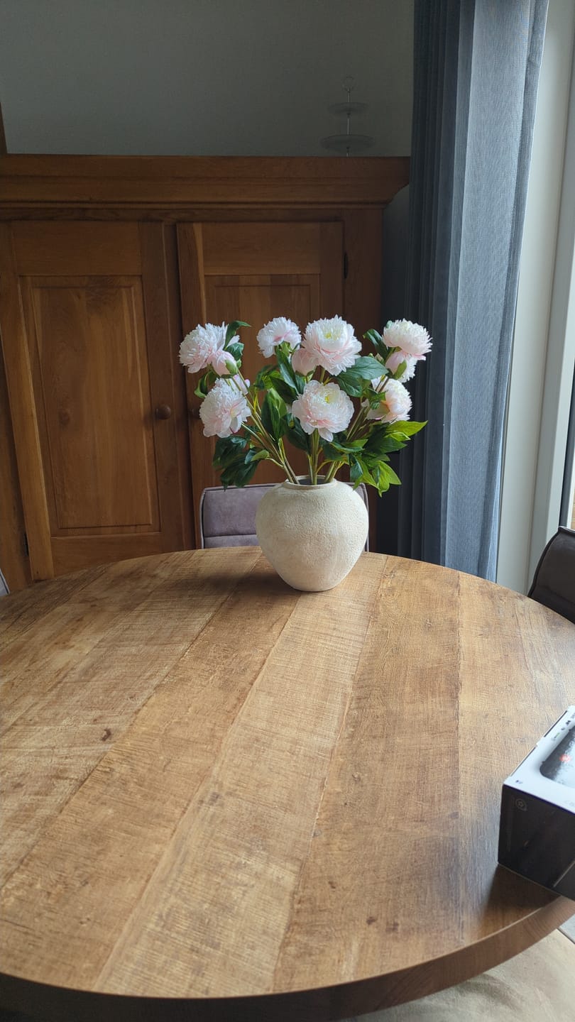 Customer photo review of Zijden Pioenrozen - Lichtroze