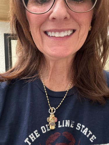 Customer photo review of Inner Art Child Necklace (SURPRISE)