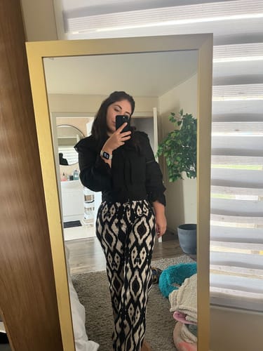 Reseña con foto de un cliente sobre Blusa Amsterdam Solsticio