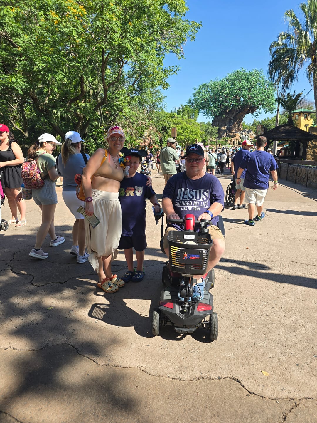 Customer photo review of Multiday Mobility & ECV Foldable Travel Scooter Rental 300 Pound Capacity (3 or more days)