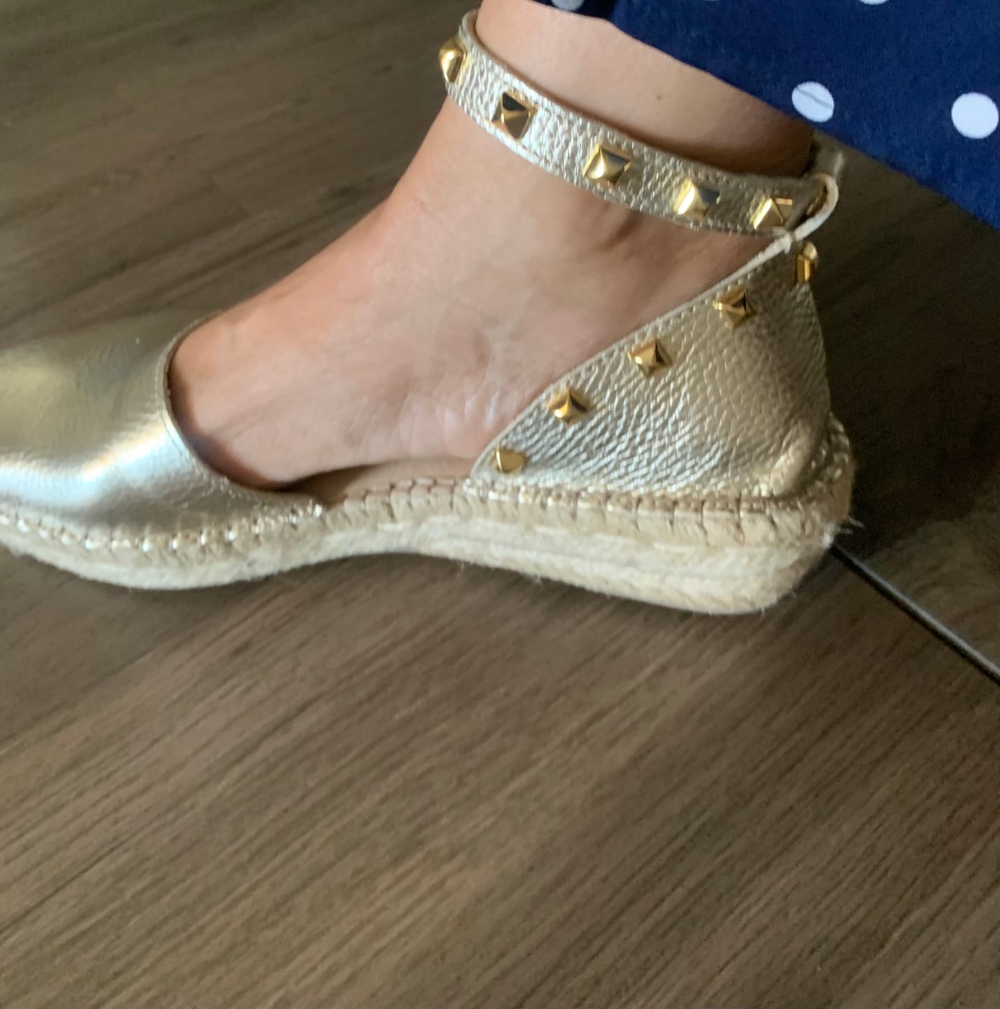 Customer photo review of Alpargata Natalia Oro