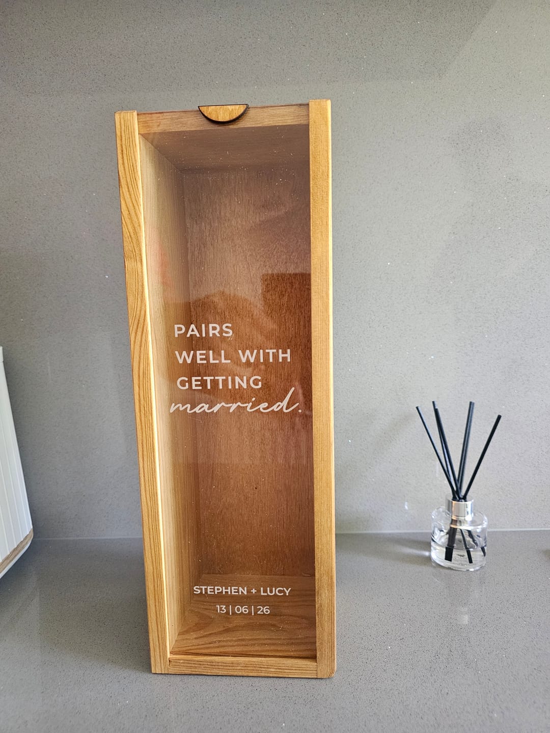 Customer photo review of PAIRS WELL WITH GETTING MARRIED