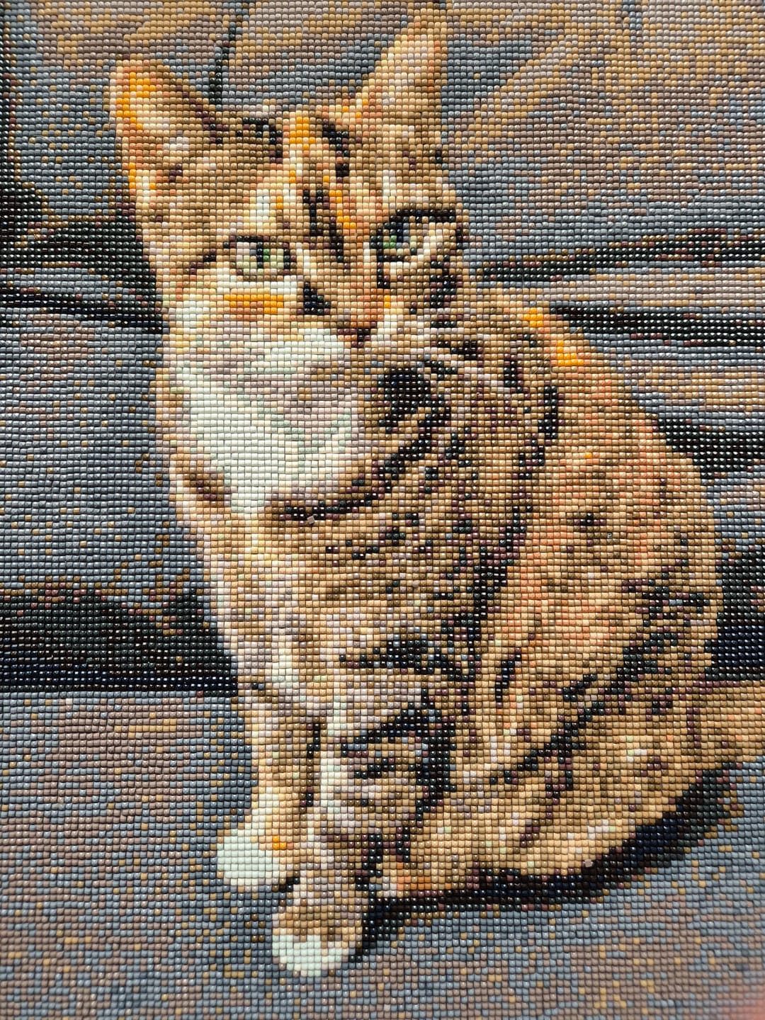 Customer photo review of Eigen Foto Diamond Painting