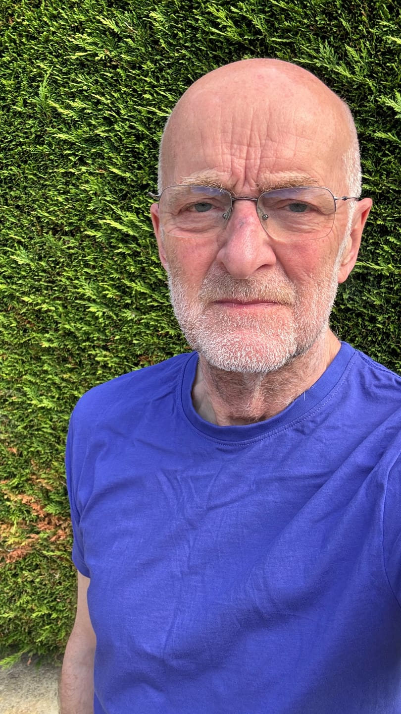 Customer photo review of Organic Tall Slim T-shirt (Royal Purple)