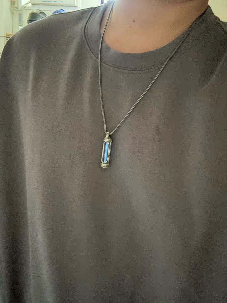 Customer photo review of Eternal Glow Tritium Pendant Sterling Silver Necklace