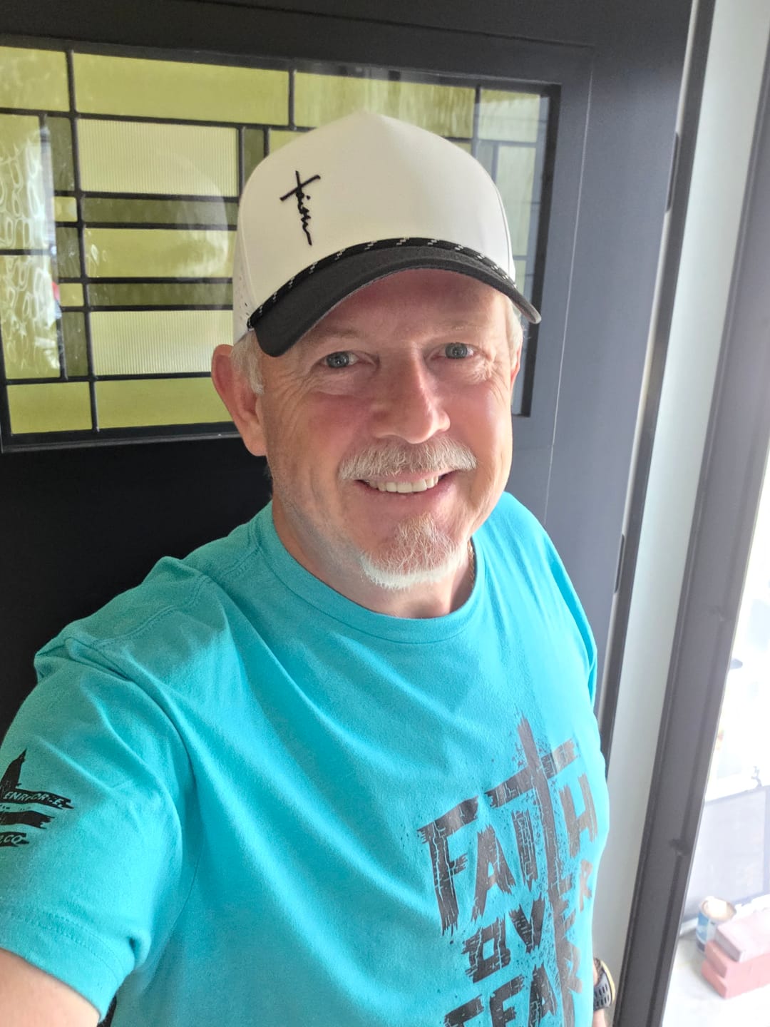 Customer photo review of Faith Snapback - White
