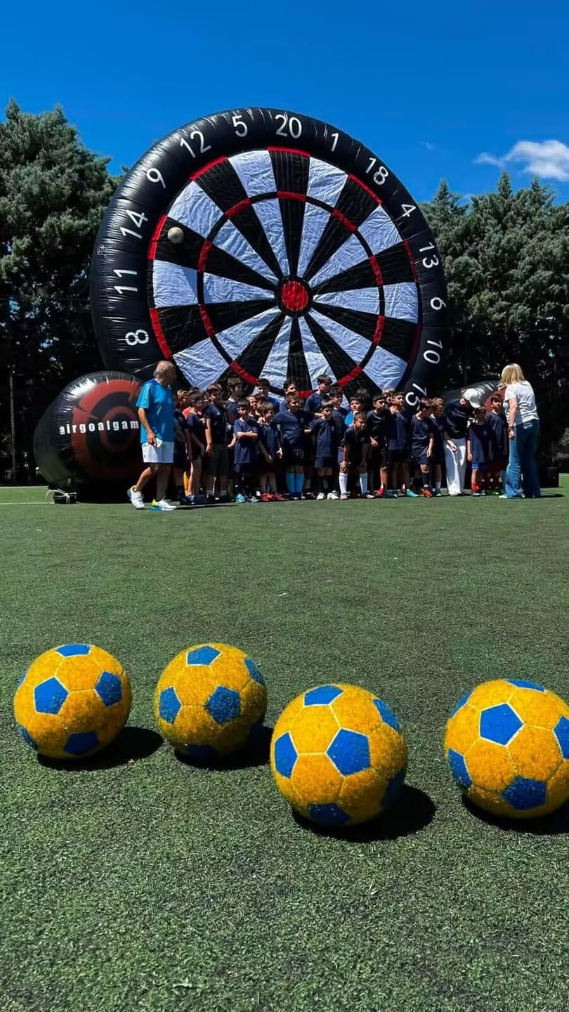 Customer photo review of Inflatable Footdarts,Soccer Darts,Dart Football