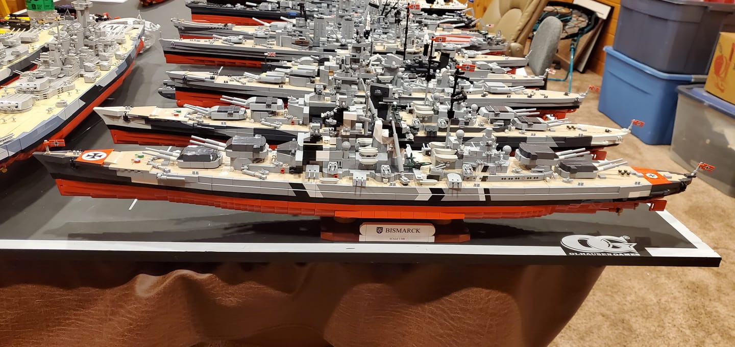 Customer photo review of COBI Battleship Bismarck: Set #4860