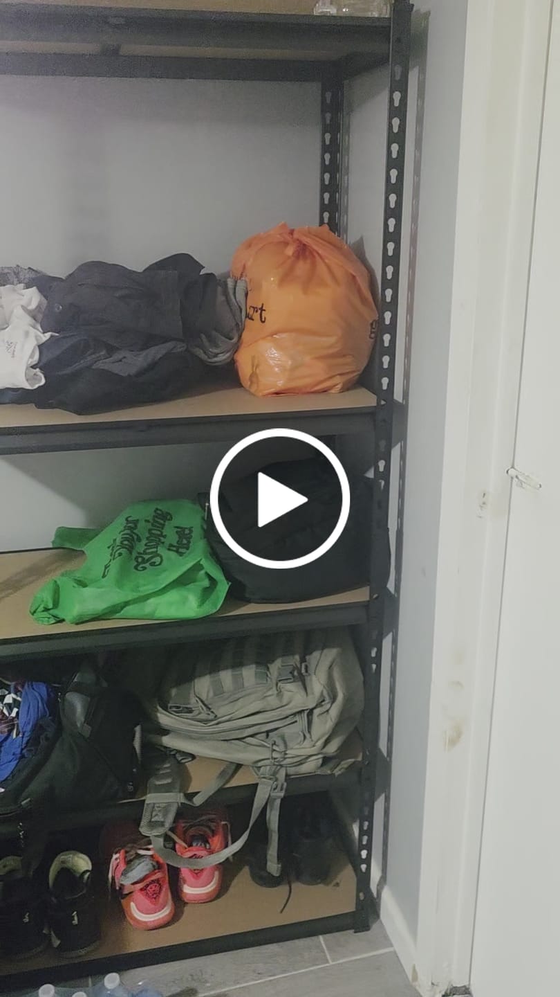 Customer video review of Reibii 5-Tier Storage Shelving Units, 2020 lbs Adjustable Steel Garage Shelving Racks for Bedroom Kitchen Closet