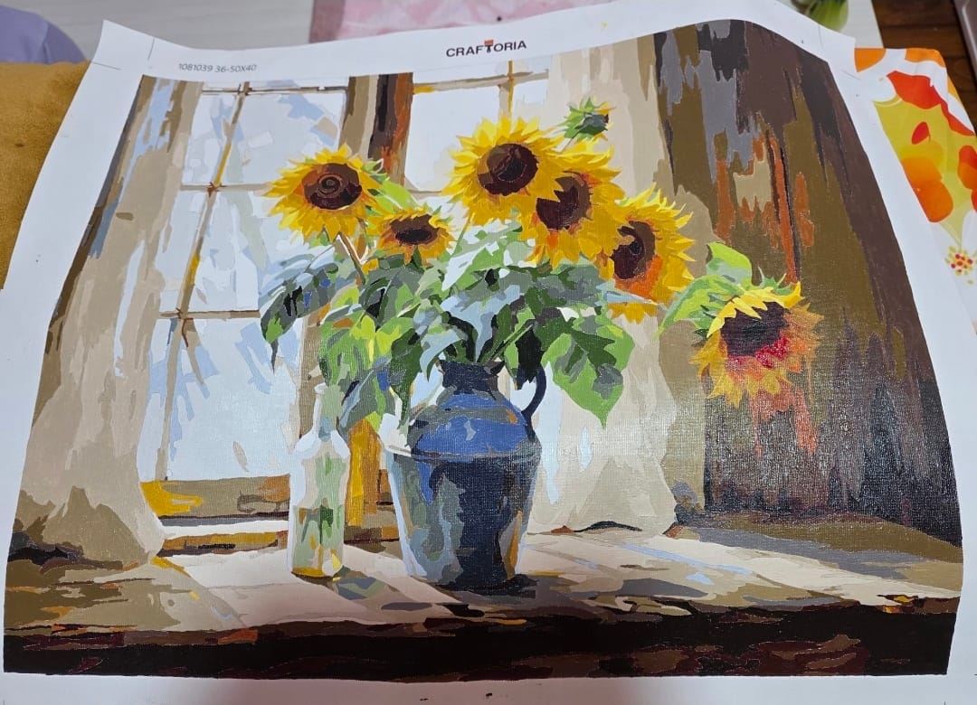 Customer photo review of Sunflowers Window Light