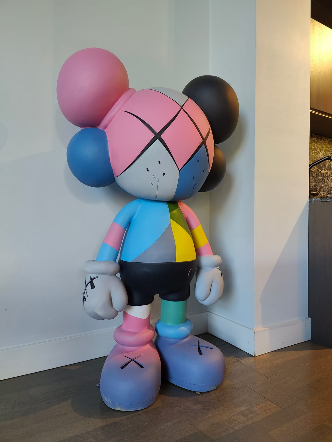 Customer photo review of Kaws Fiberglass Sculpture #WH068