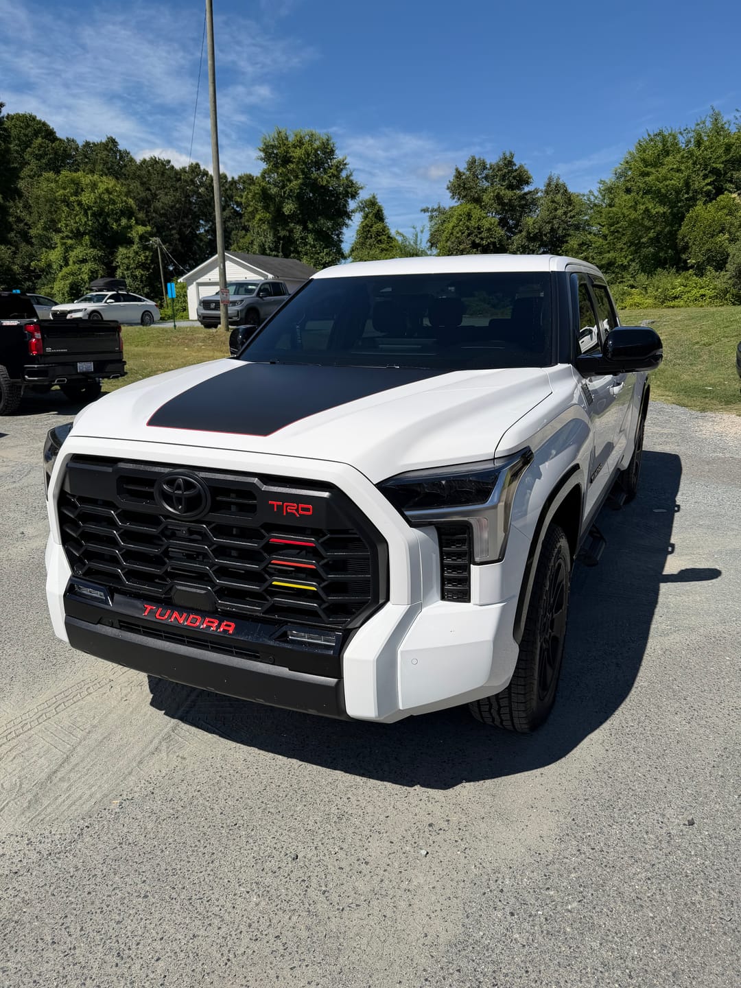 Customer photo review of Hood Graphic | fits Toyota Tundra (2022+)