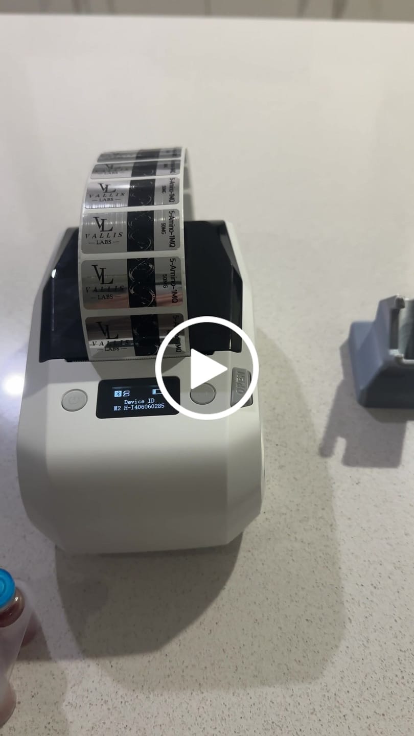 Customer video review of Thermal Transfer Label Printer Labels for M2, M3