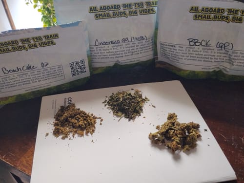 Customer photo review of Cheap THCA Smalls Ounce