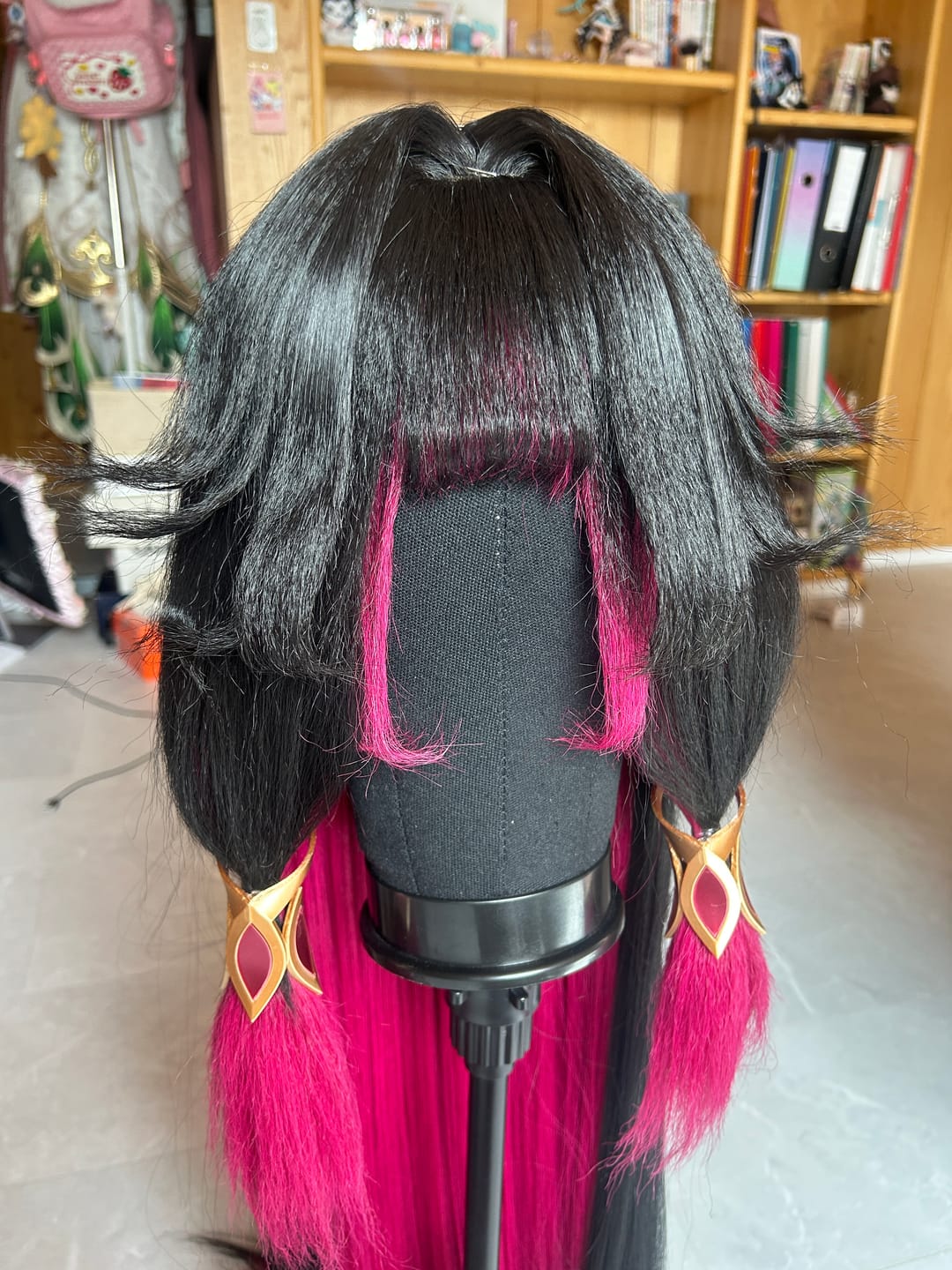 Customer photo review of Genshin Impact Columbina Long Mix Hair Basic Wig