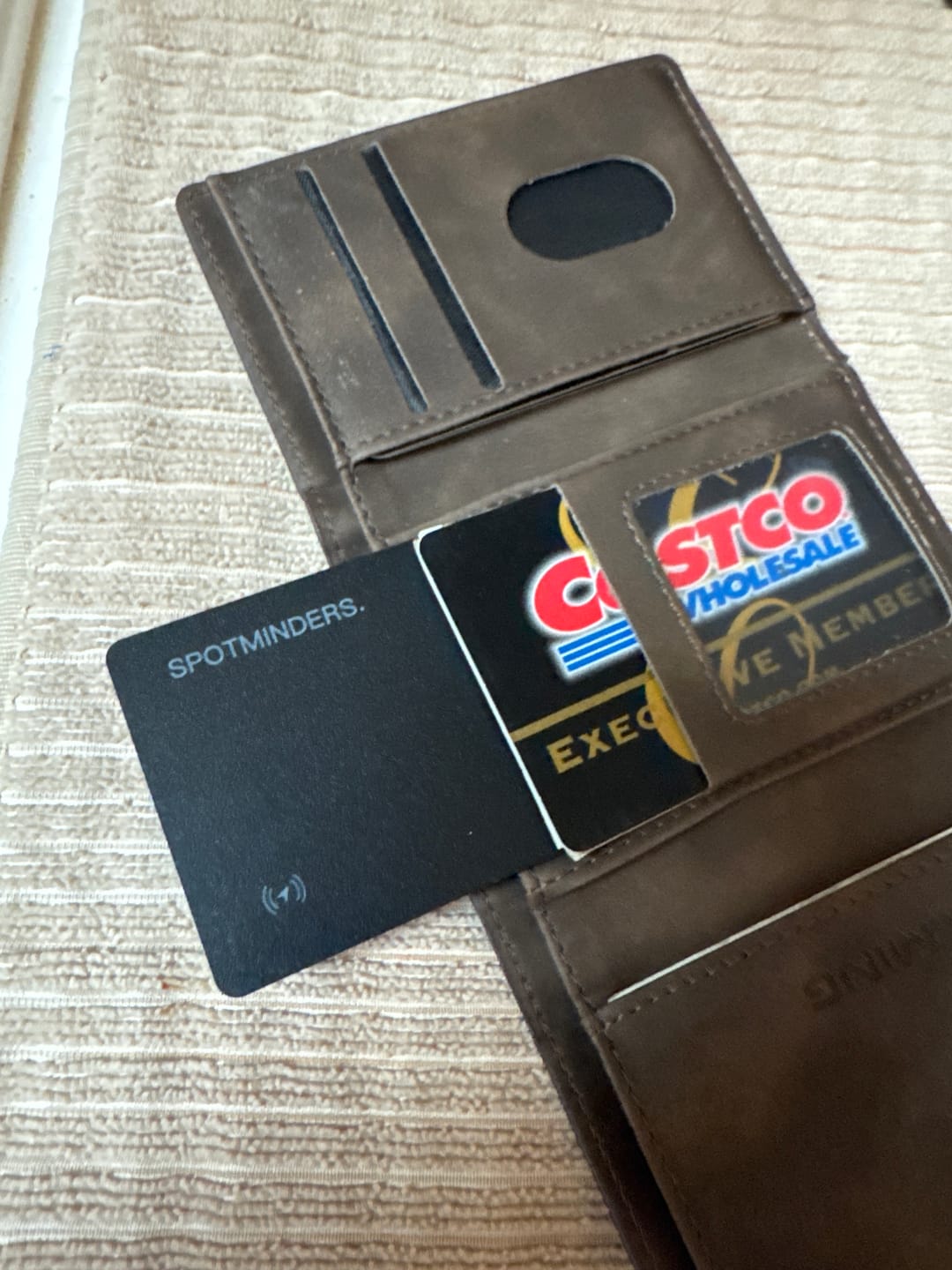 Customer photo review of SPOTMINDERS. Tracking Card