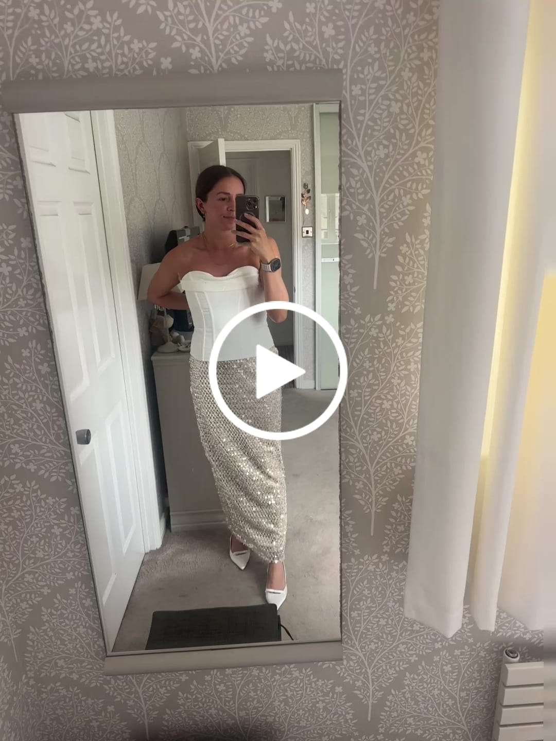 Customer video review of CRYSTAL QUARTZ MAXI SKIRT