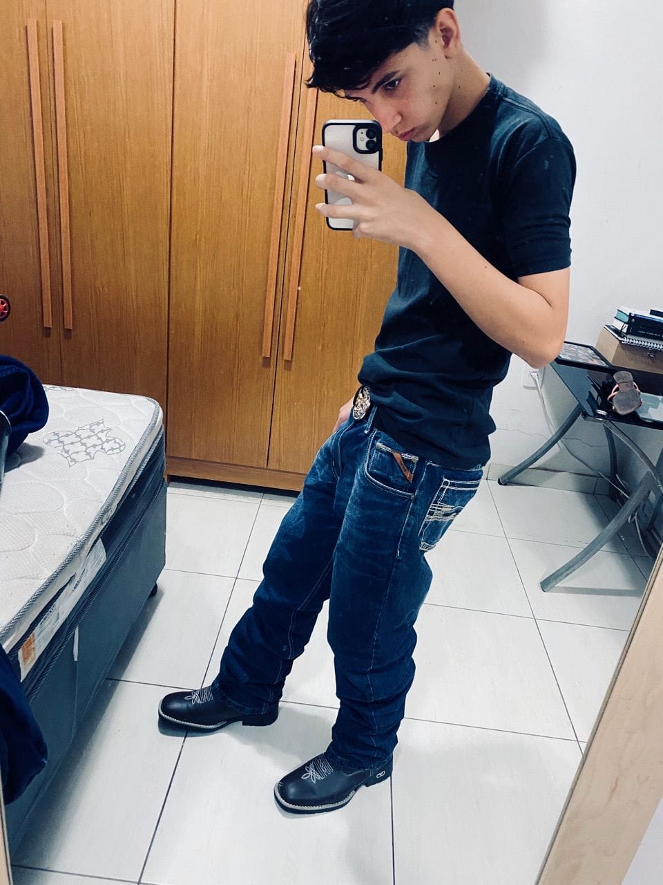 Customer photo review of Calça Country Masculina Ariat M5