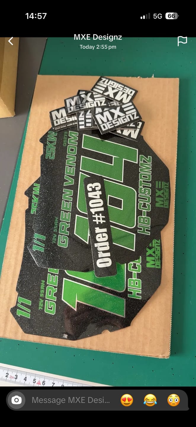 Customer photo review of FULL Custom Plate Design