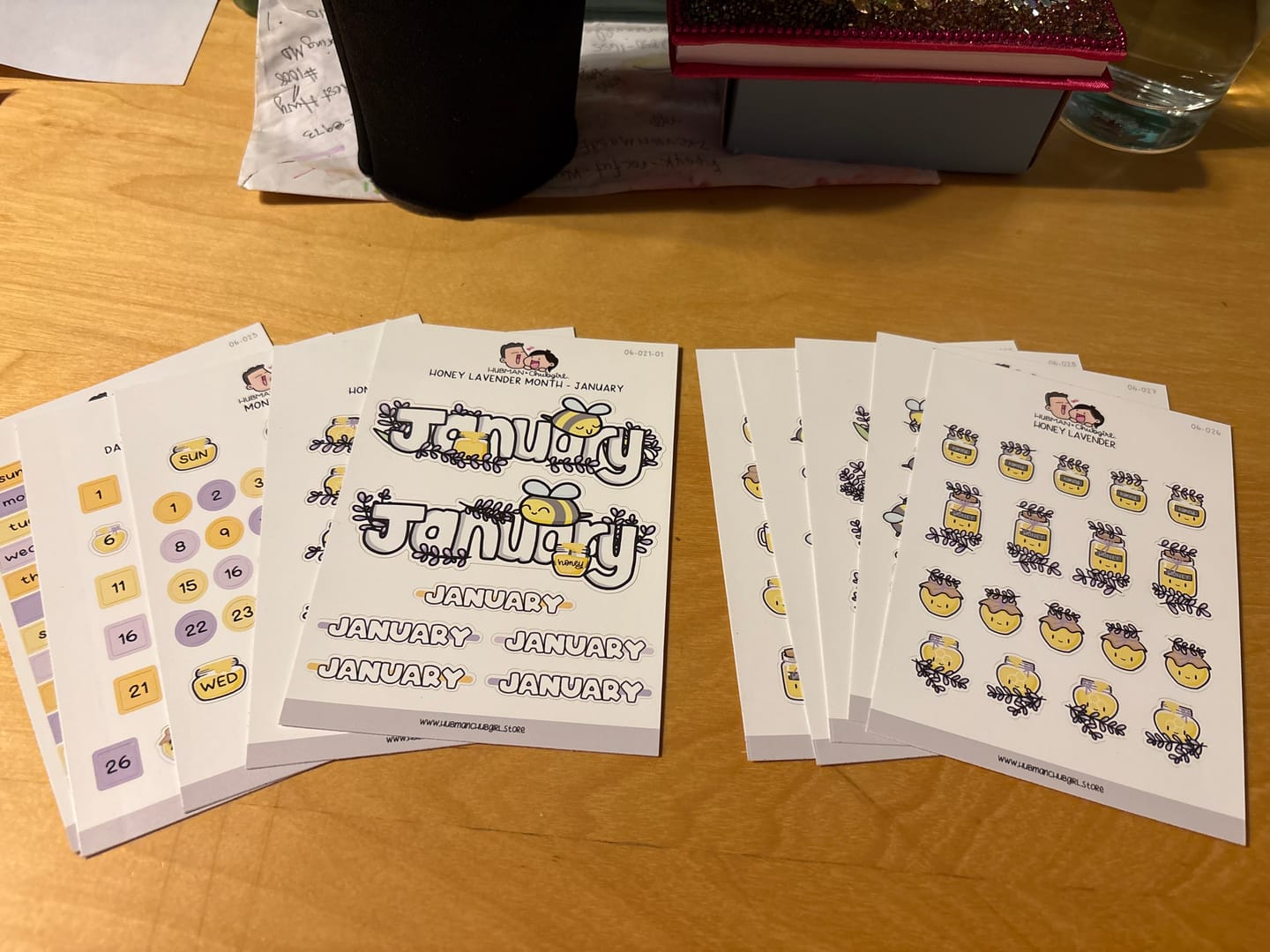 Customer photo review of Honey Lavender Journal Pack