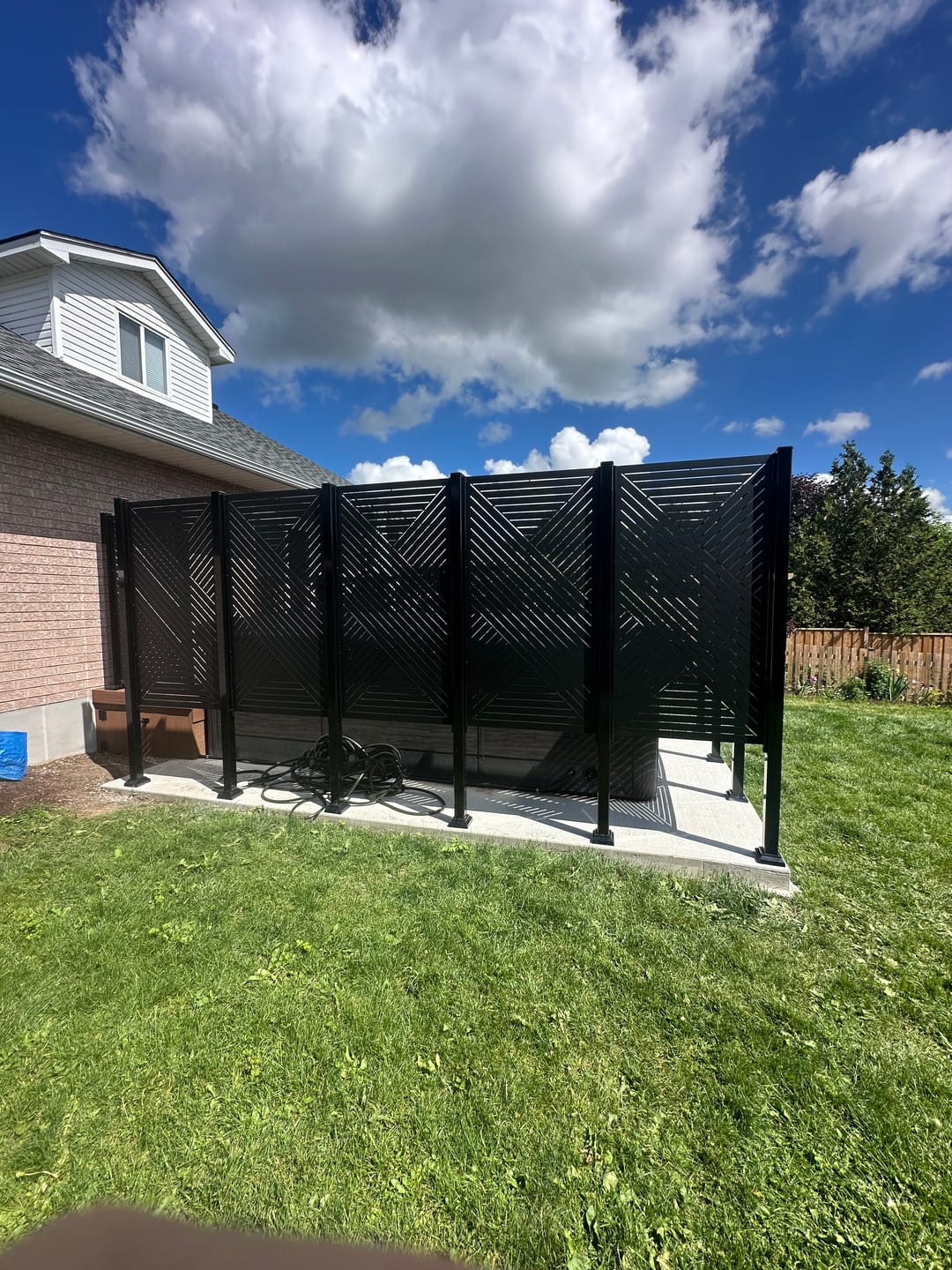 Customer photo review of Privacy Screen (Hexx)