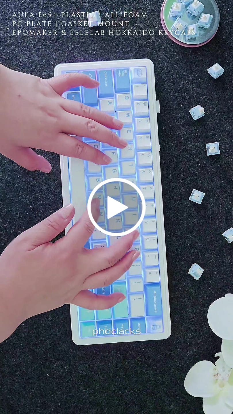 Customer video review of HMX YOGURT S LINEAR SWITCH FACTORY LUBED (10PCS)