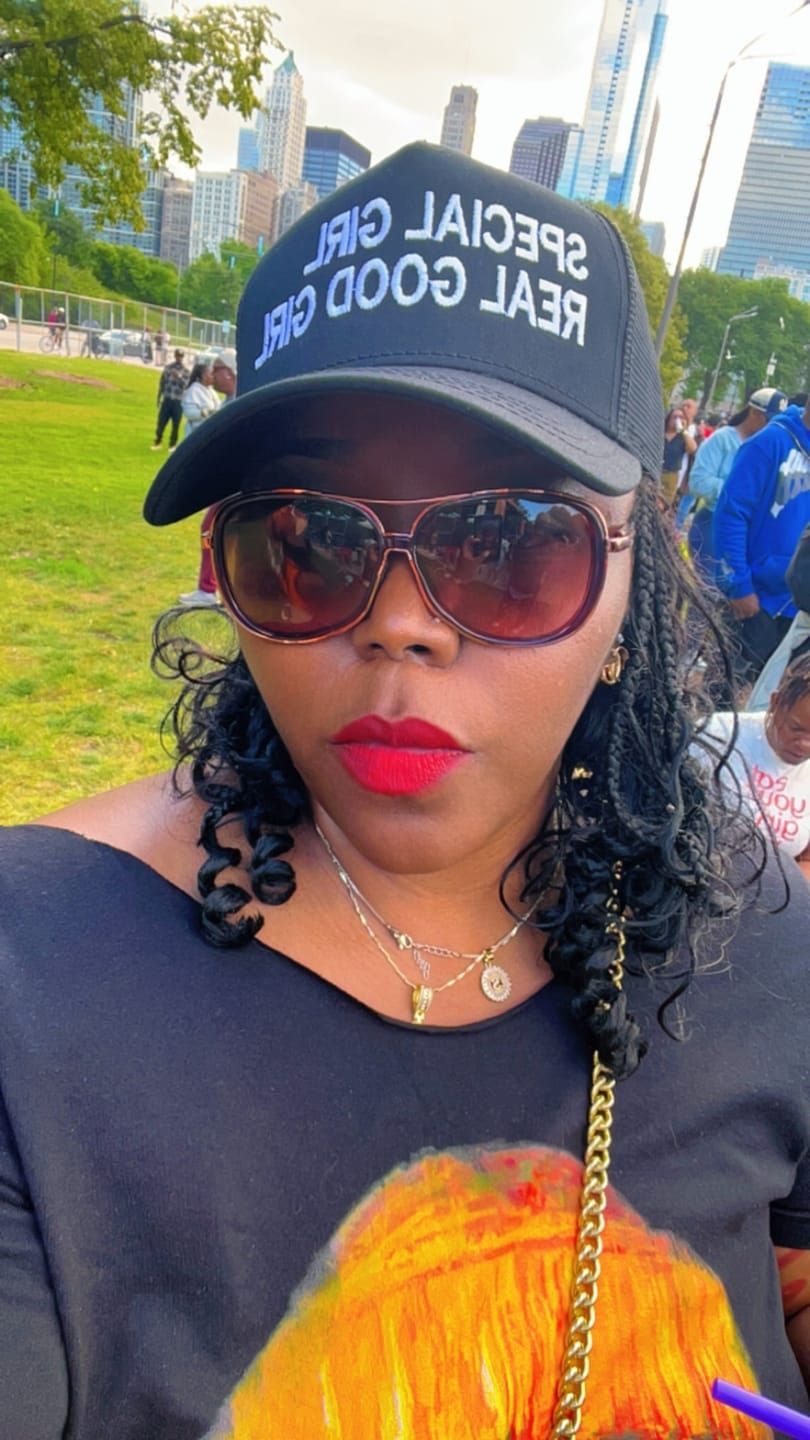 Customer photo review of Special Girl Real Good GIrl trucker hat