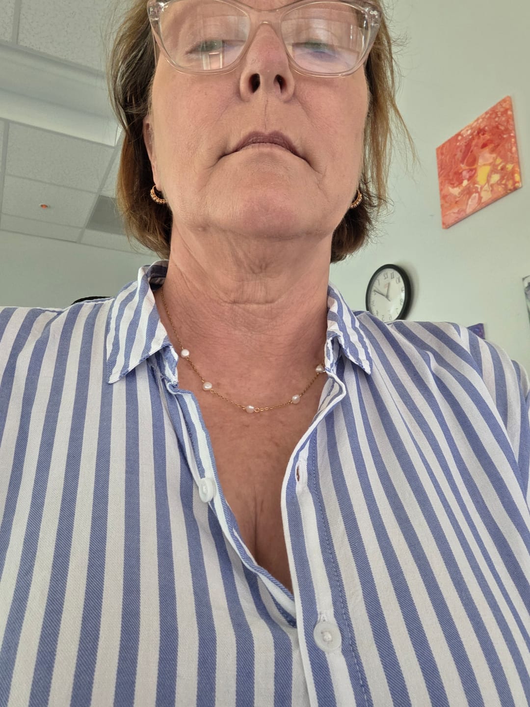 Customer photo review of Laney Pearl Necklace