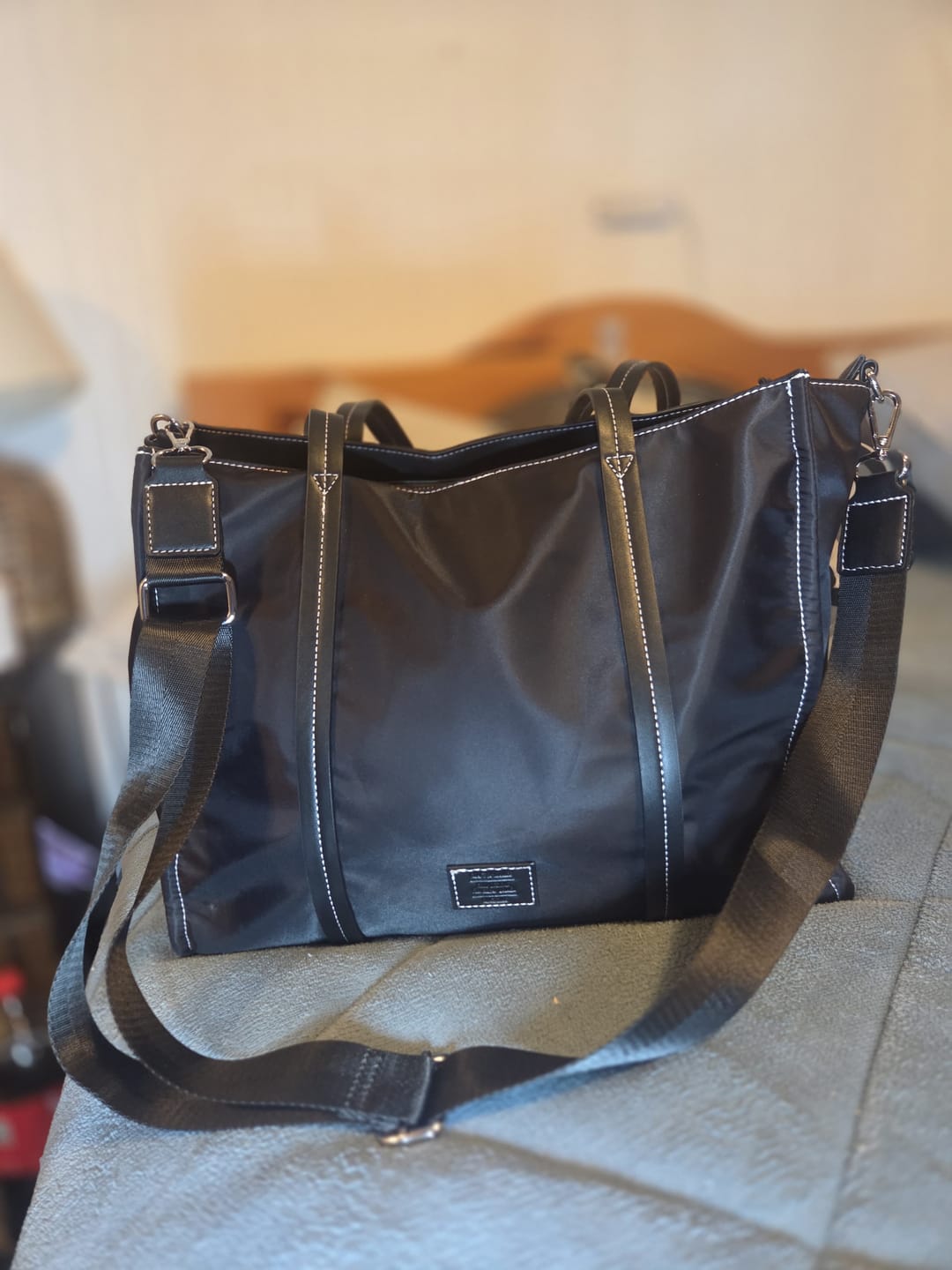 Customer photo review of Bolso Nylon Notebook Office Iconicas
