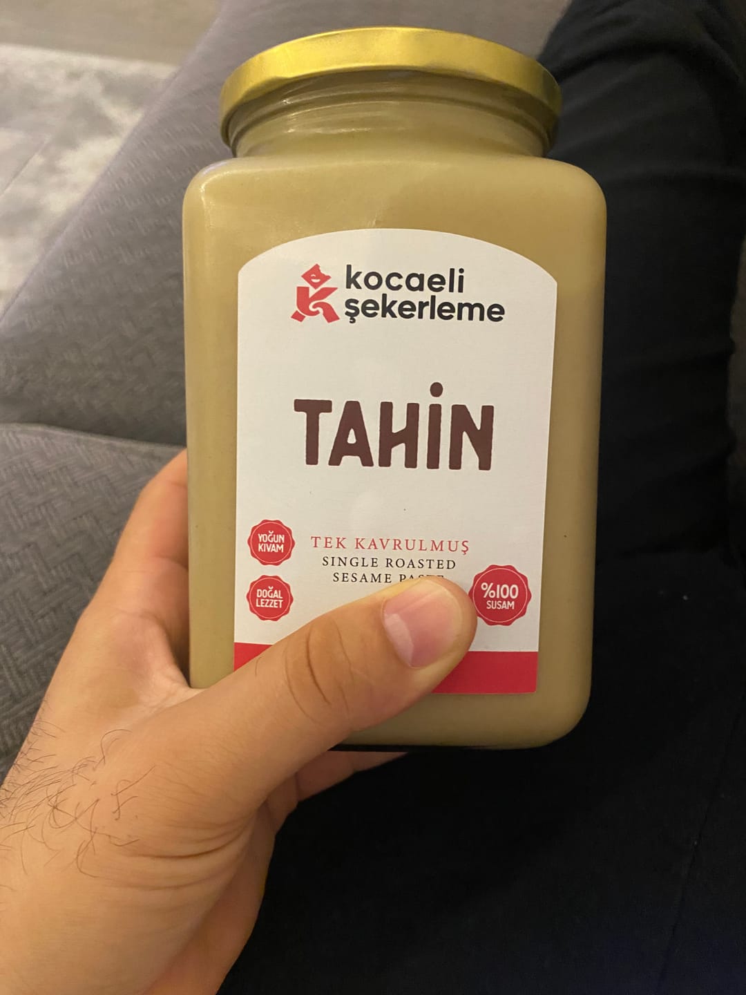 Customer photo review of Tek Kavrulmuş Tahin 950 g