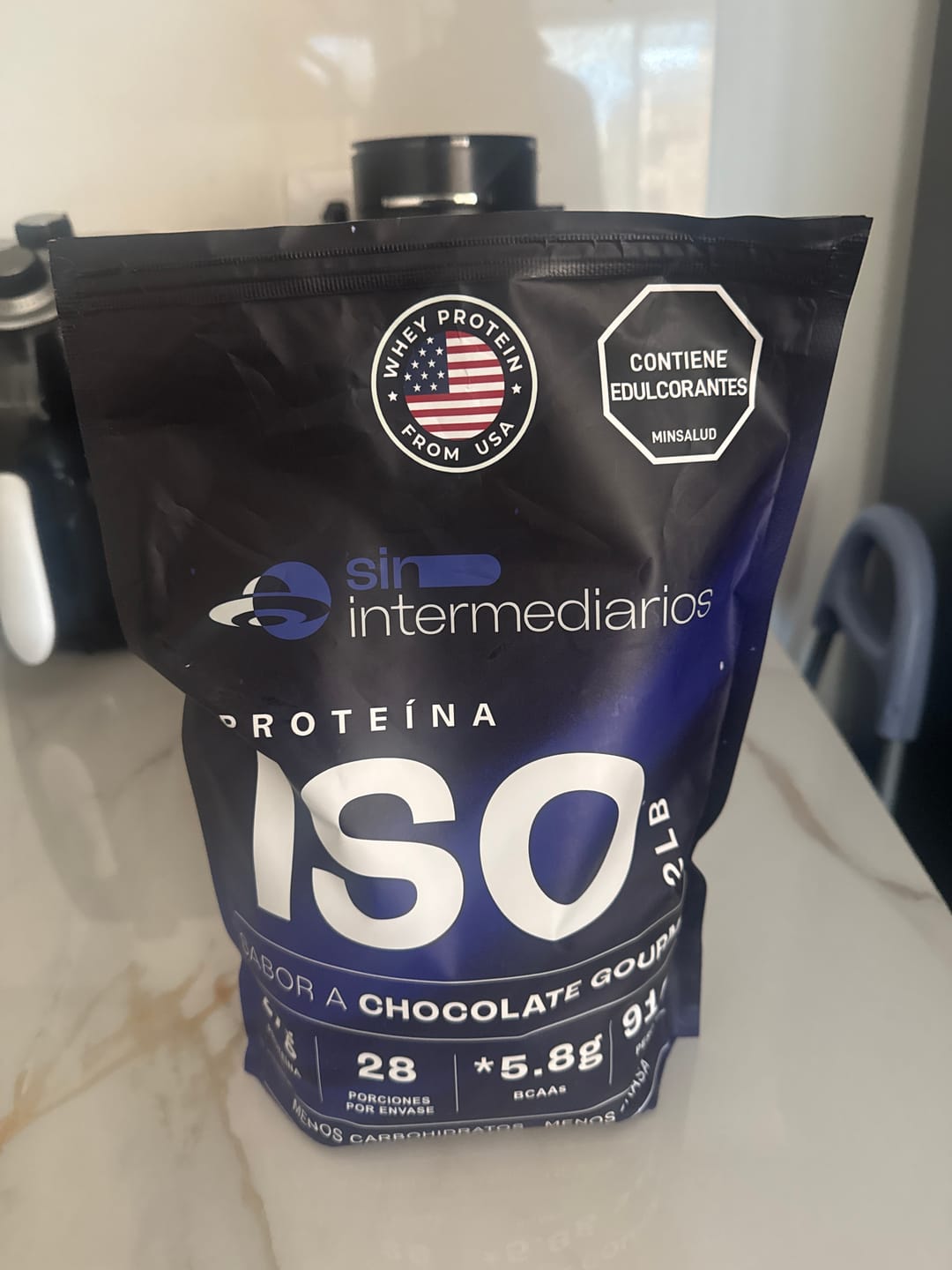 Customer photo review of Proteína Aislada ISO - Chocolate
