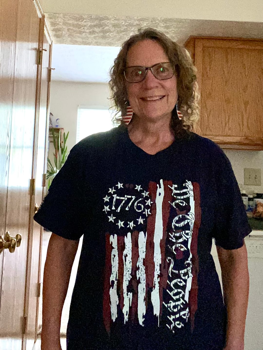 Customer photo review of We The People 1776 Flag T-Shirt