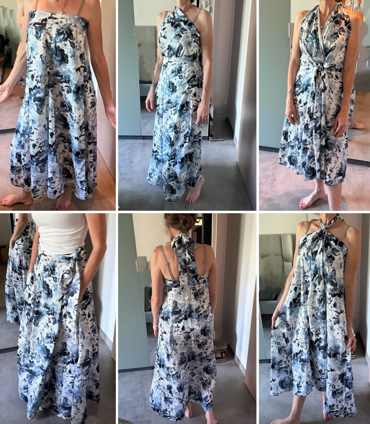 Customer photo review of Show Skirt - Sapphire Bloom