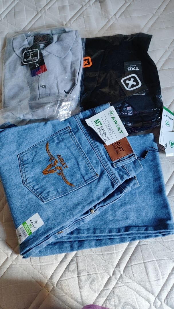 Customer photo review of Calça Country Masculina Ariat M5