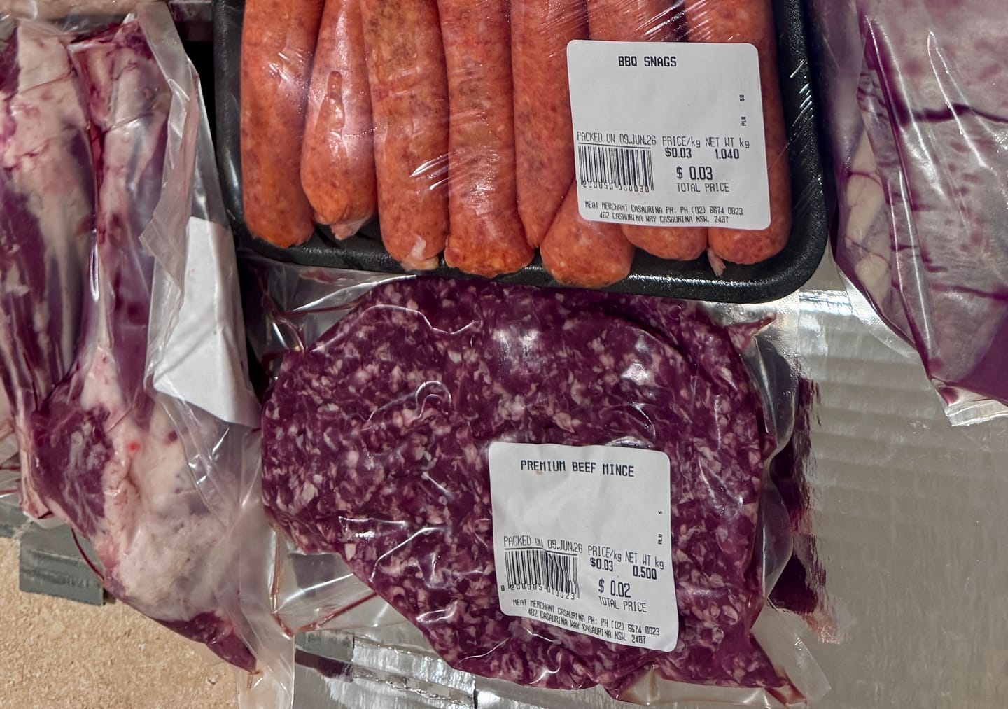 Customer photo review of FREE - 500G LEAN GRASS FED MINCE (When you spend $200)