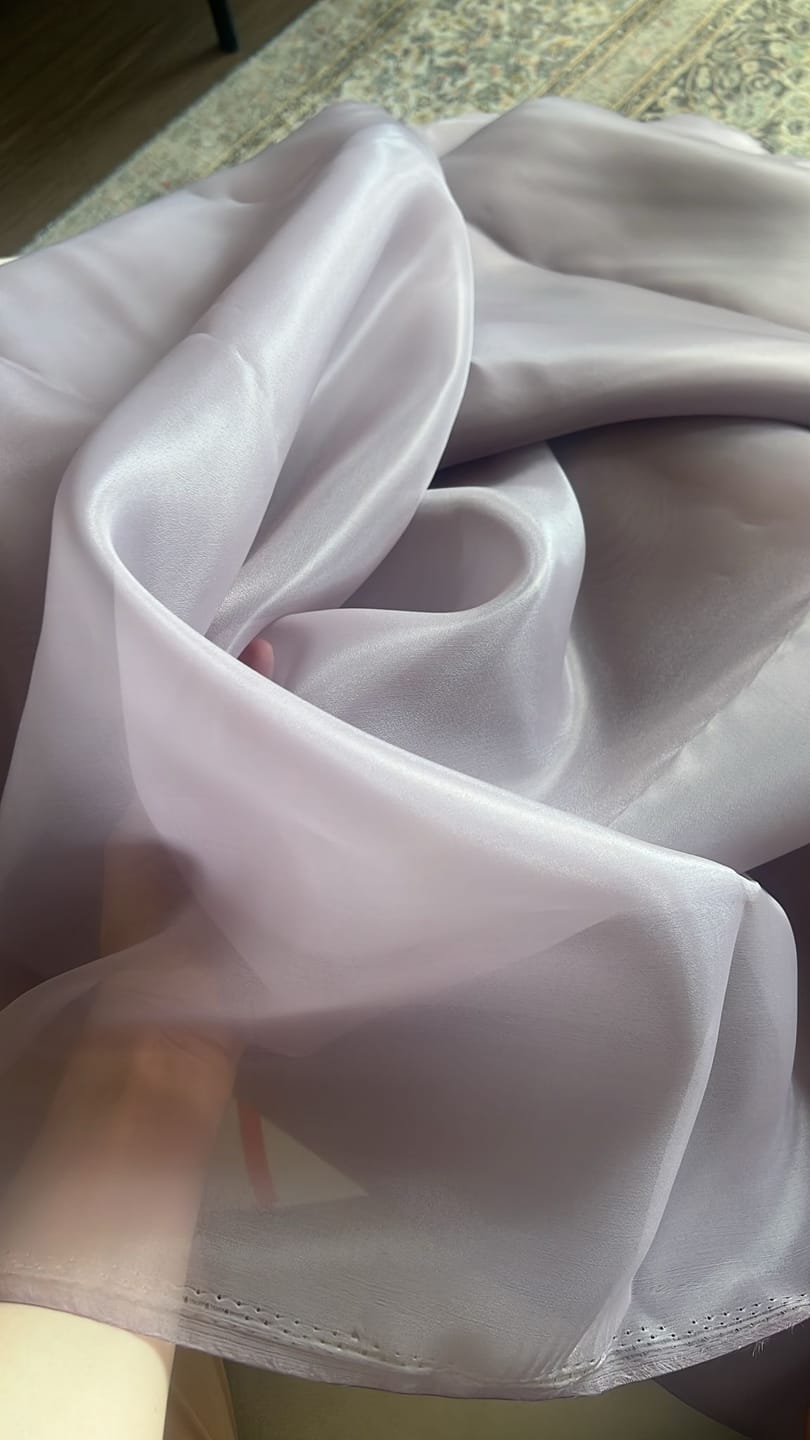 Customer photo review of Organza Sidefata Pudra -  3 m Latime